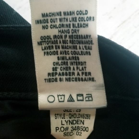 Joe's Black Straight Ankle Jeans - Picture 6 of 8